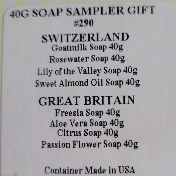 Crabtree and Evelyn Soap Sampler -Set of 8 soaps (1.4oz each ) - Picture 4 of 4